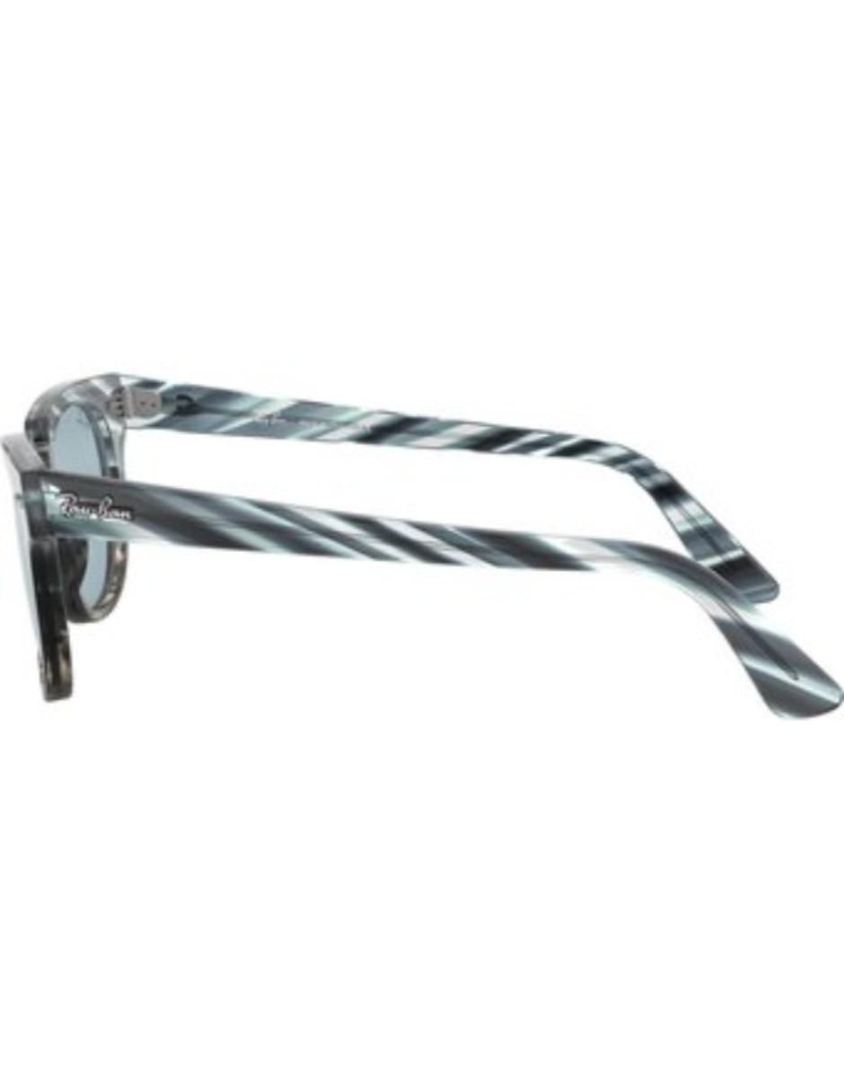 LENTE DE SOL RAY BAN METEOR STRIPED RB2168 125262 50MM AZUL