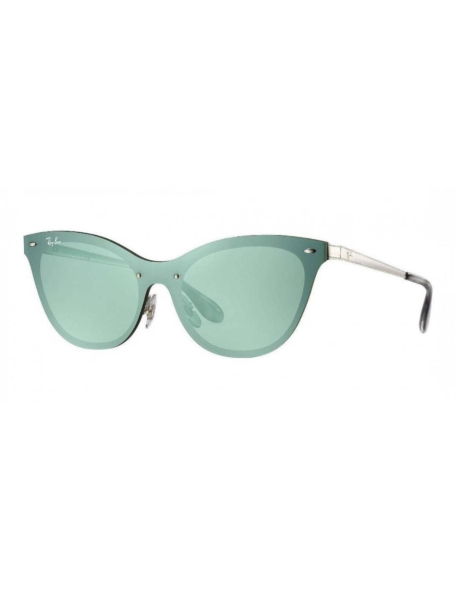 LENTE DE SOL RAY BAN BLAZE CAT EYE RB3580N 042/30 43MM PLATA