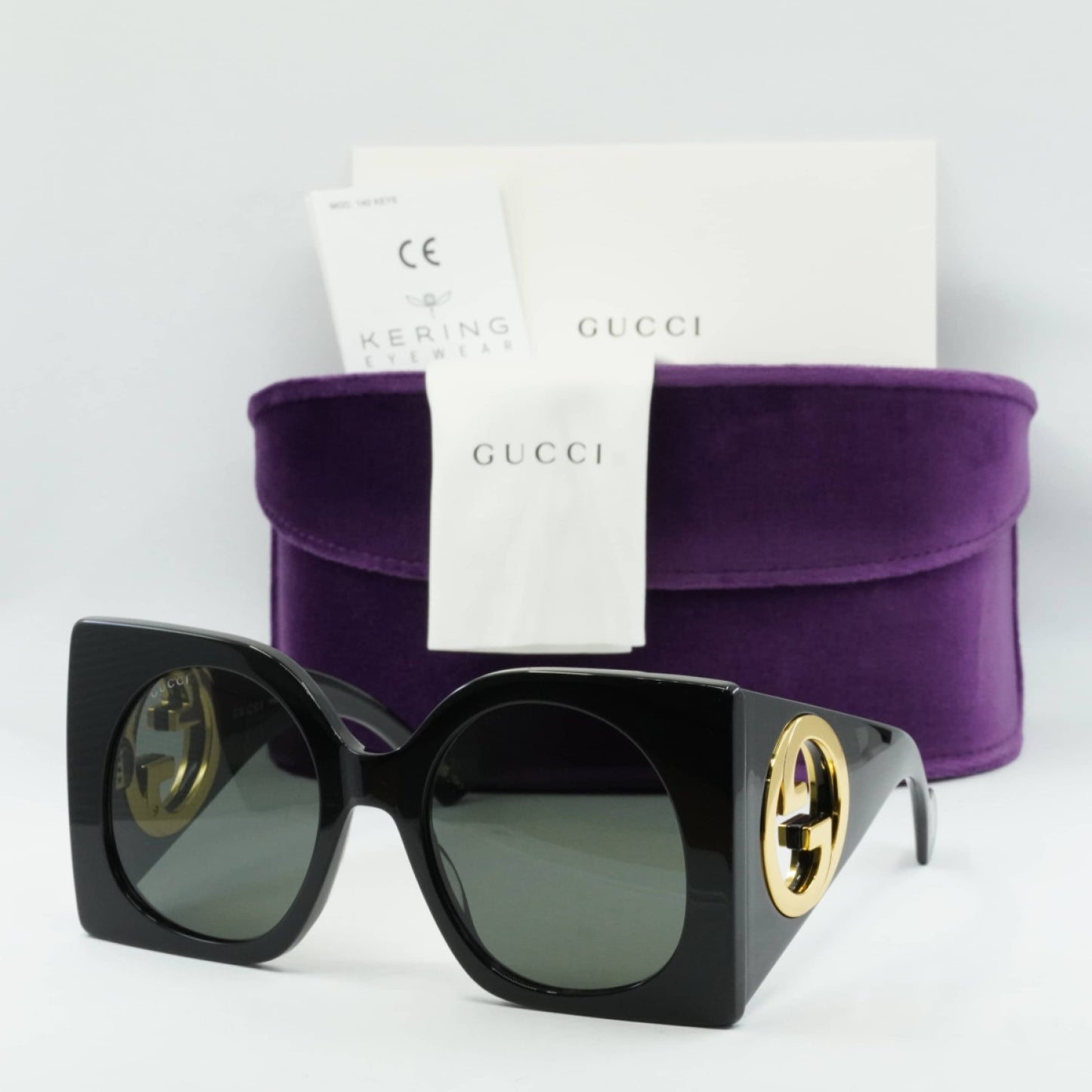Lentes de Sol Gucci GG1254S 001 55-22-140