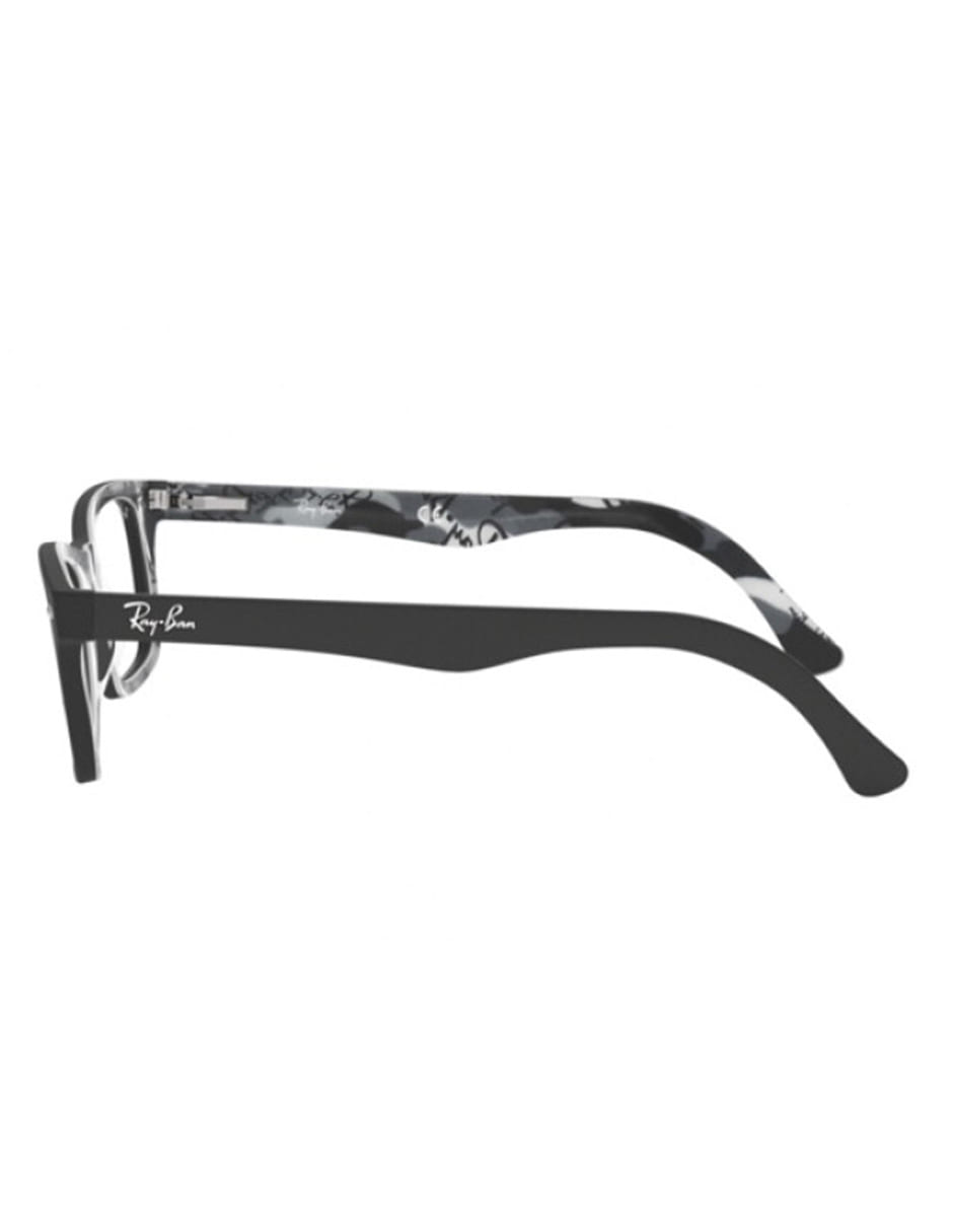 ARMAZON OFTALMICO RAY BAN RB5228F 5405 53MM NEGRO INT CAMO