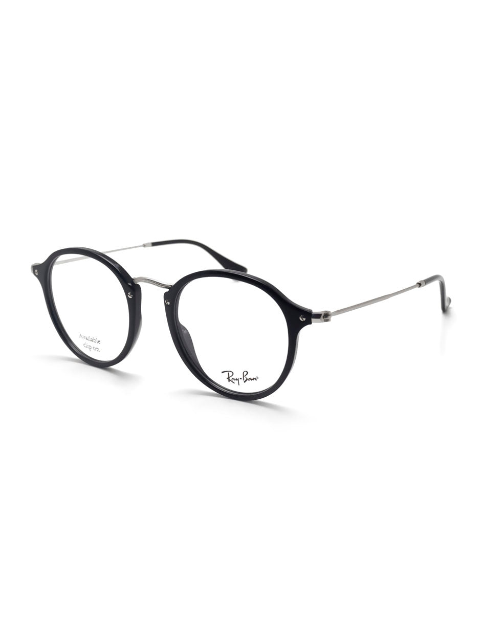 ARMAZON OFTALMICO RAY BAN RB2447V 2000 47MM NEGRO PLATA