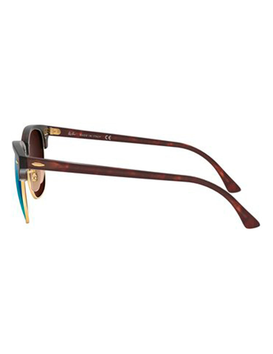 LENTE DE SOL RAY BAN RB3016 1145 19 51MM CAREY VERDE ESPEJO
