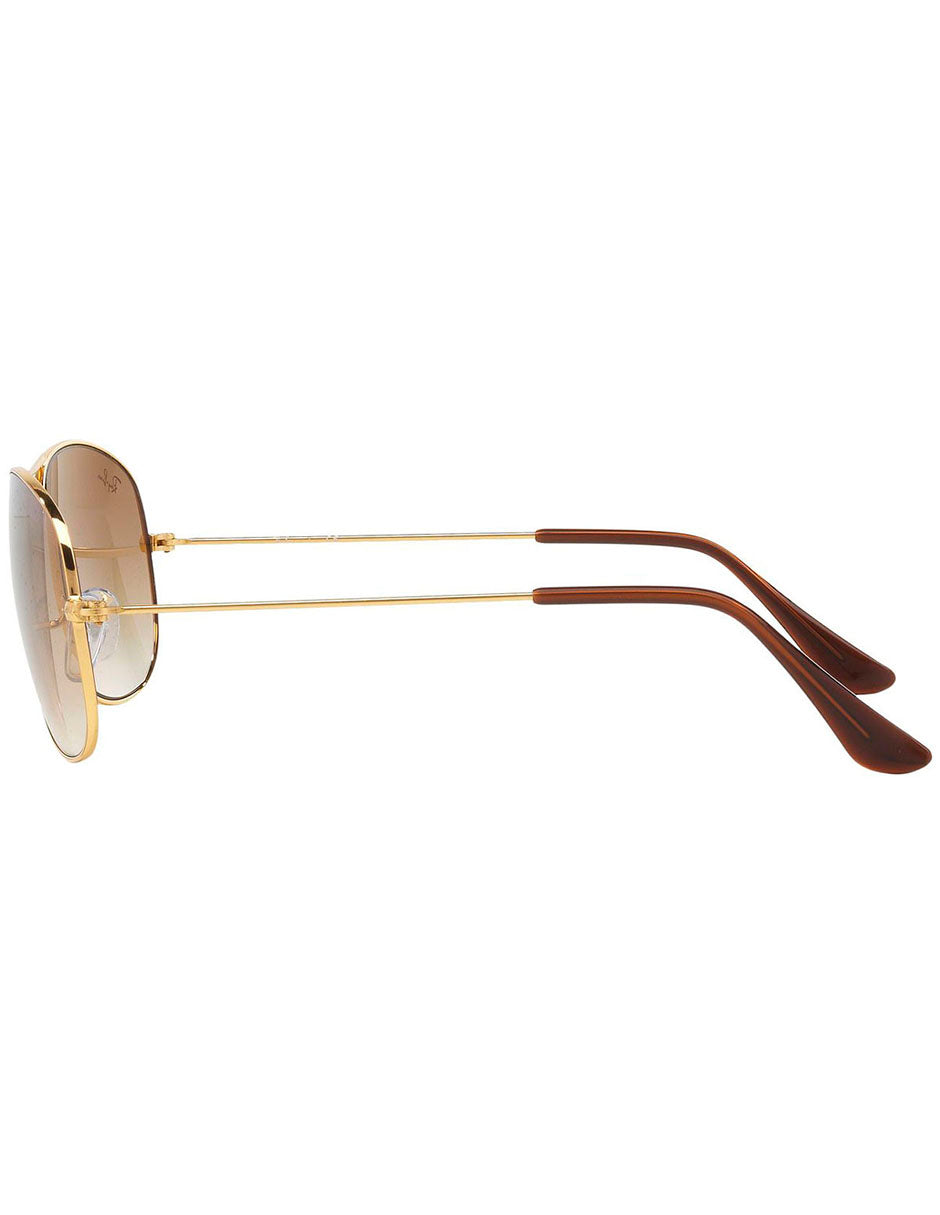 LENTE DE SOL RAY BAN RB3362 001/51 59MM DORADO/CAFE DEGRADADO