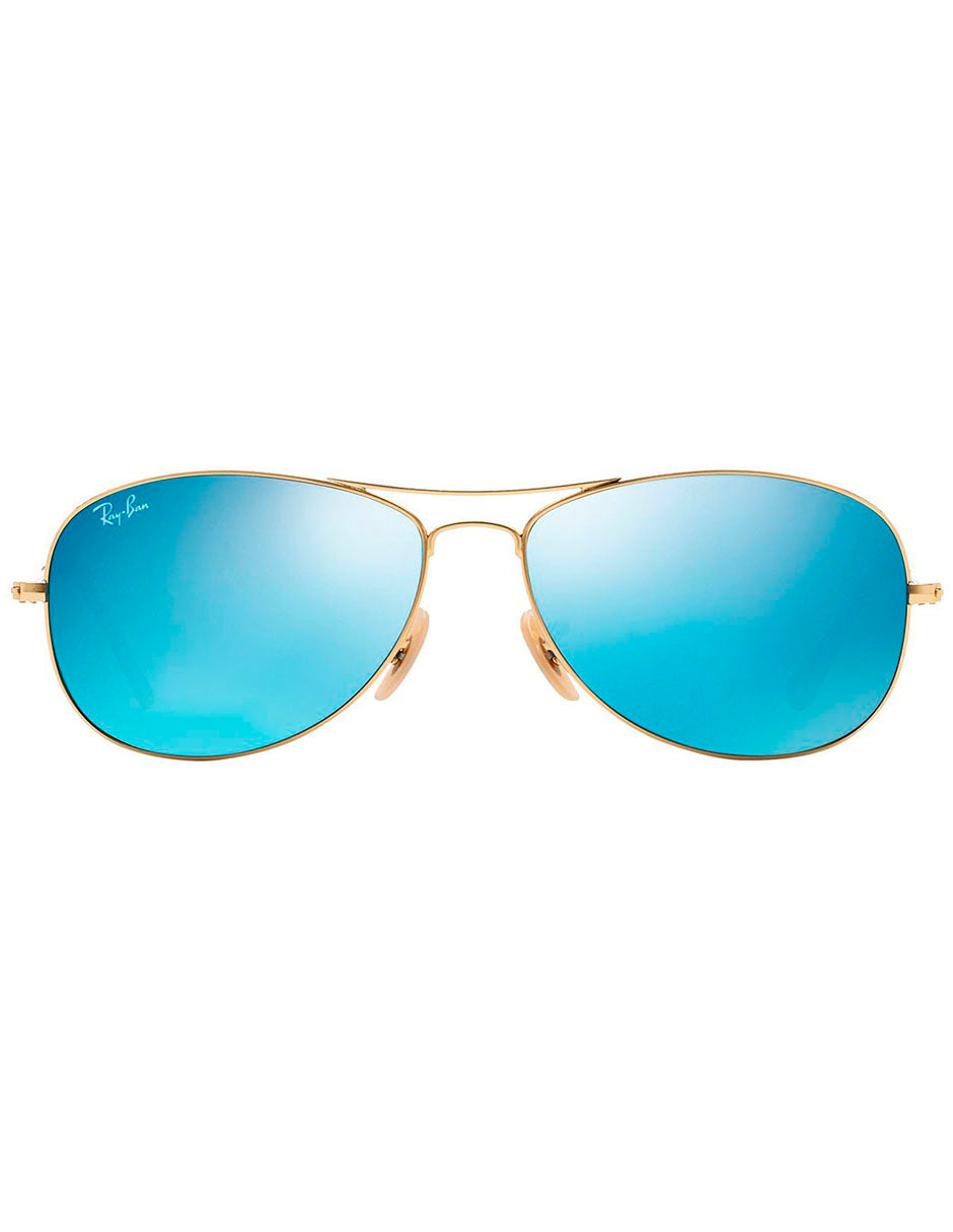 LENTE DE SOL RAY BAN RB3362 112 17 59MM DORADO AZUL ESPEJO