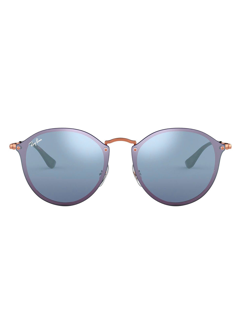 LENTES DE SOL RAY BAN BLAZE ROUND RB3574N 90351U 59MM PLATA