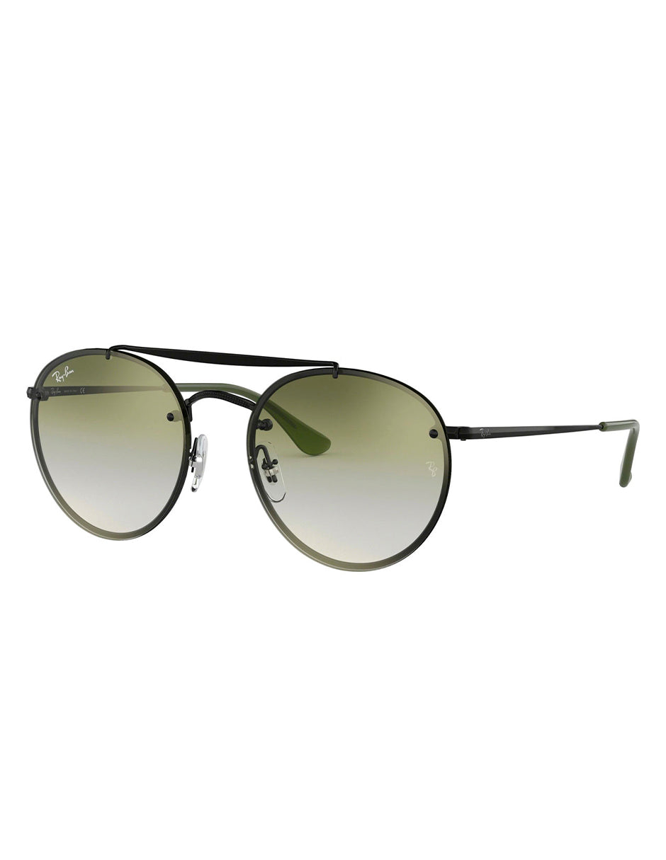 LENTES DE SOL RAY BAN BLAZE ROUND DOUBLE BRIDGE RB3614N 148/0R VERDE