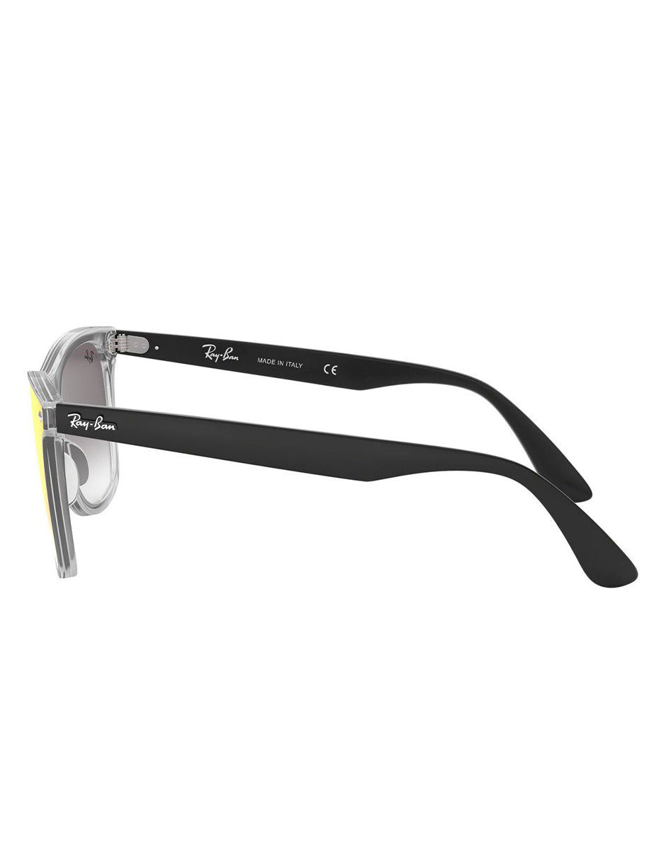 LENTES DE SOL RAY BAN BLAZE WAYFARER RB4440NF 6355U0 41MM TRANSPARENTE GRIS DEGRADADO