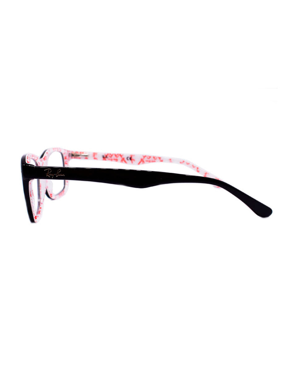 ARMAZON OFTALMICO RAY BAN RB5228 5014 NEGRO INT BLANCO 50MM