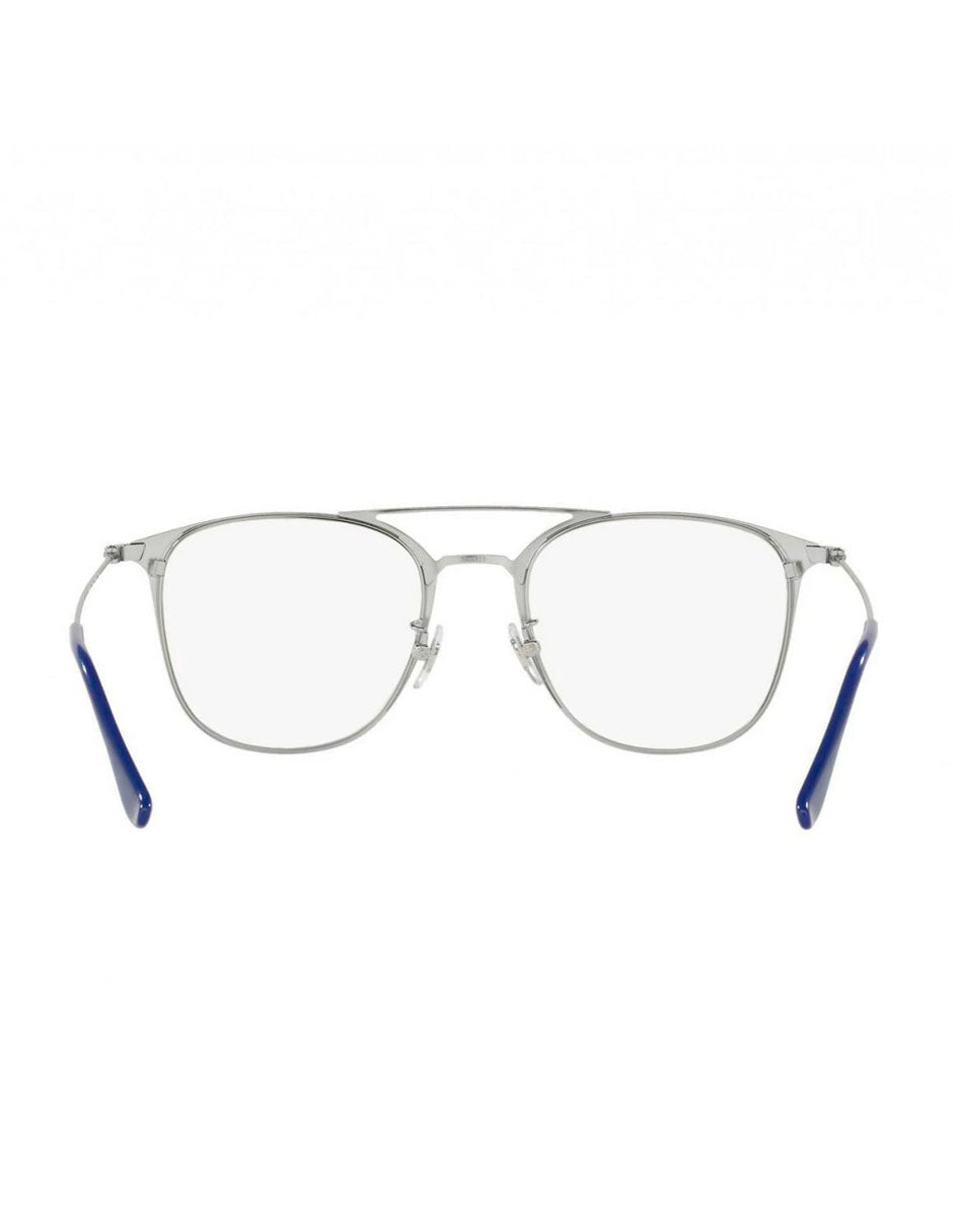 ARMAZON OFTALMICO RAY BAN RB6377F 2906 52MM AZUL/PLATA