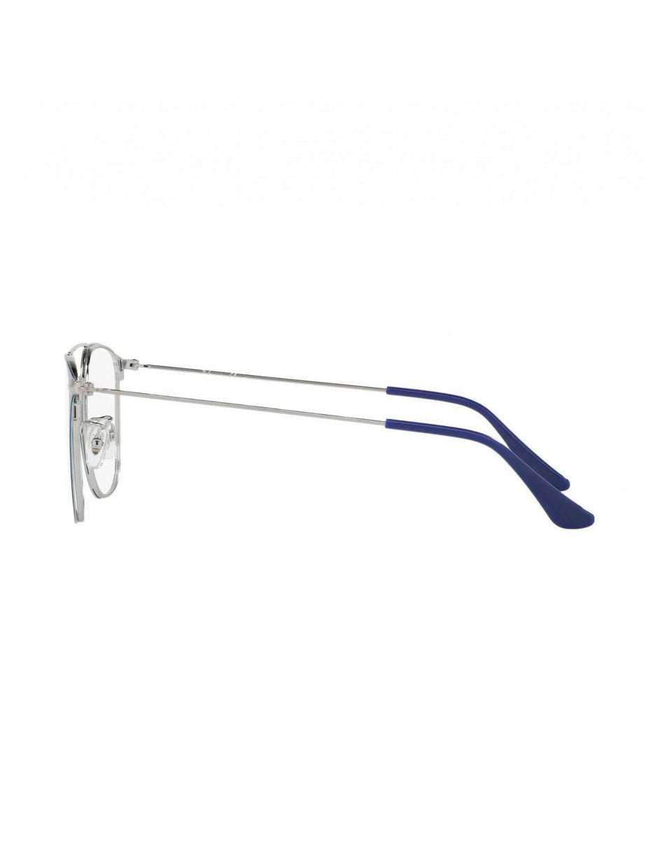 ARMAZON OFTALMICO RAY BAN RB6377F 2906 52MM AZUL/PLATA