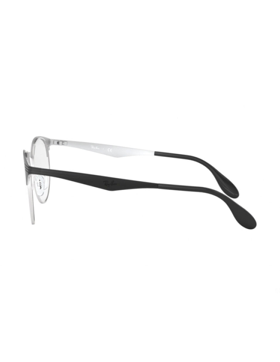 ARMAZON OFTALMICO RAY BAN RB6406 2861 51MM NEGRO PLATA