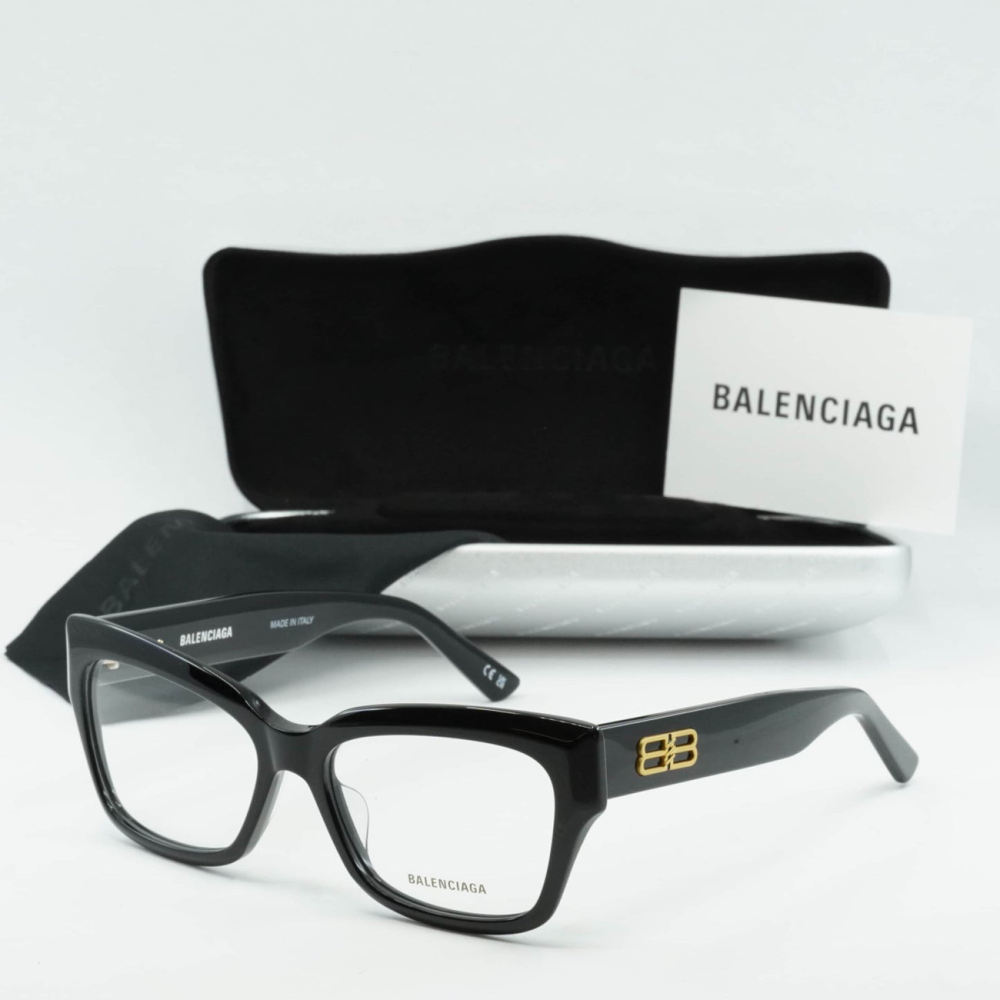 Balenciaga BB0274O 001 55-16-145 Eyeglass Frame