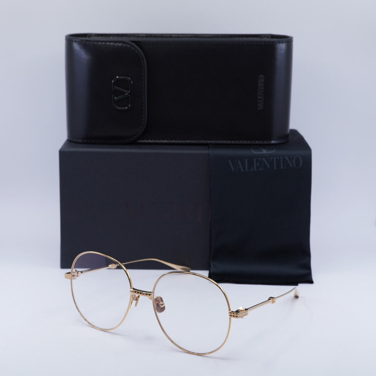 Valentino V-STUD-III VLX-136 C 56-17-140 Eyeglass Frame
