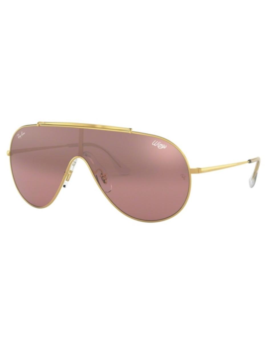 LENTE DE SOL RAY BAN WINGS RB3597 9050Y2 33MM ROSA