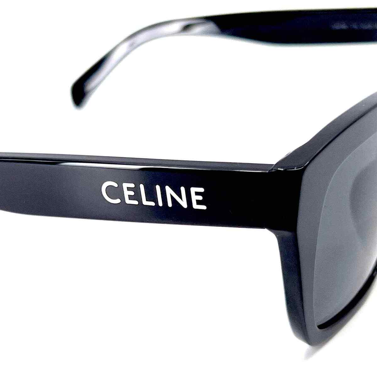 LENTE DE SOL CELINE CL40198F 01A 56MM BLANCO SINGLE LENS