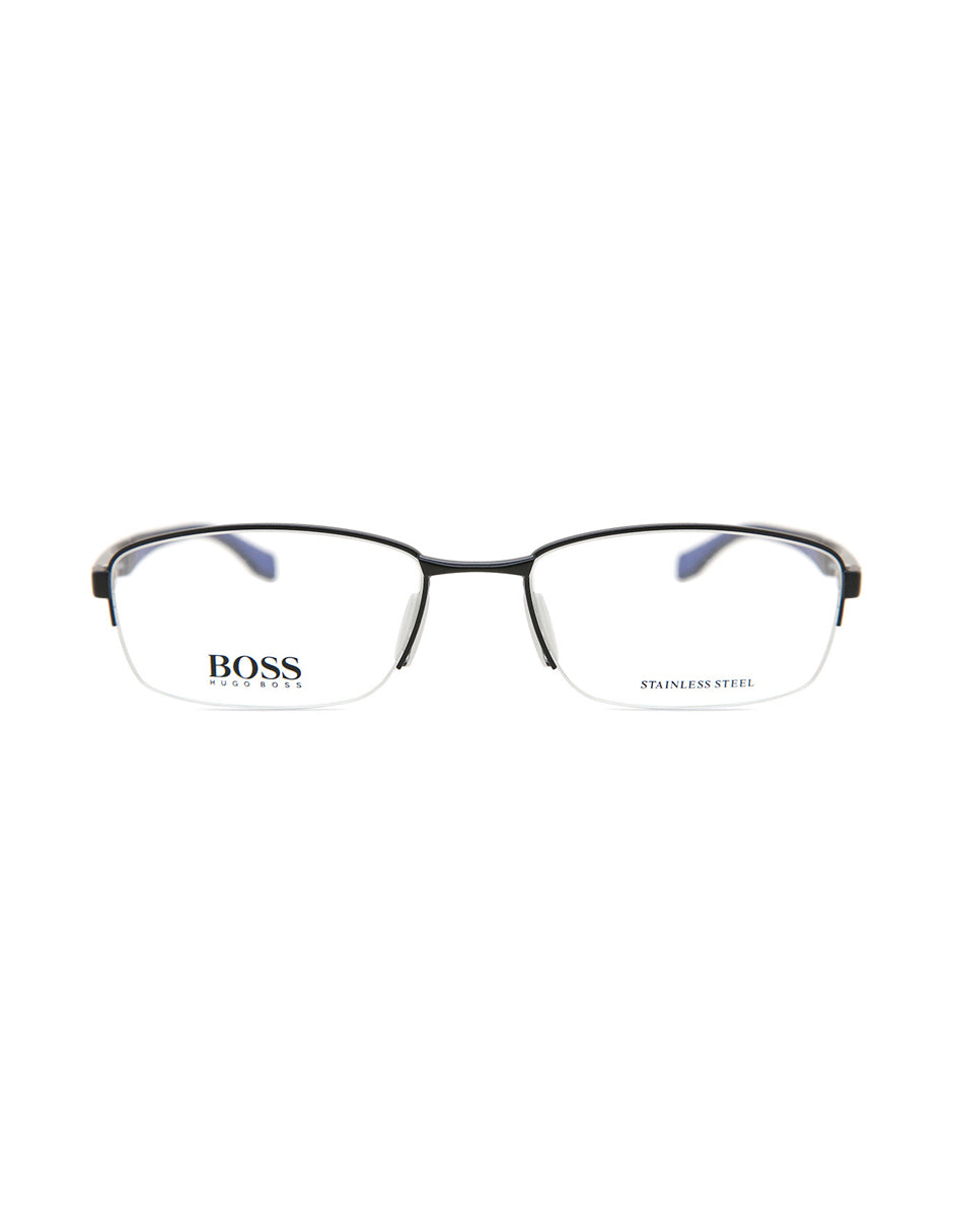 ARMAZON OFTALMICO BOSS 0709 AAB 56MM AZUL/NEGRO