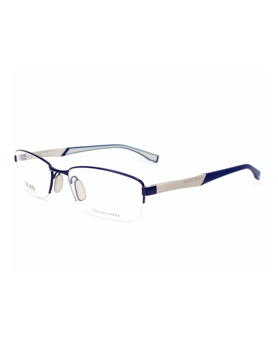 ARMAZON OFTALMICO BOSS 0709 GZW 56MM AZUL/GRIS