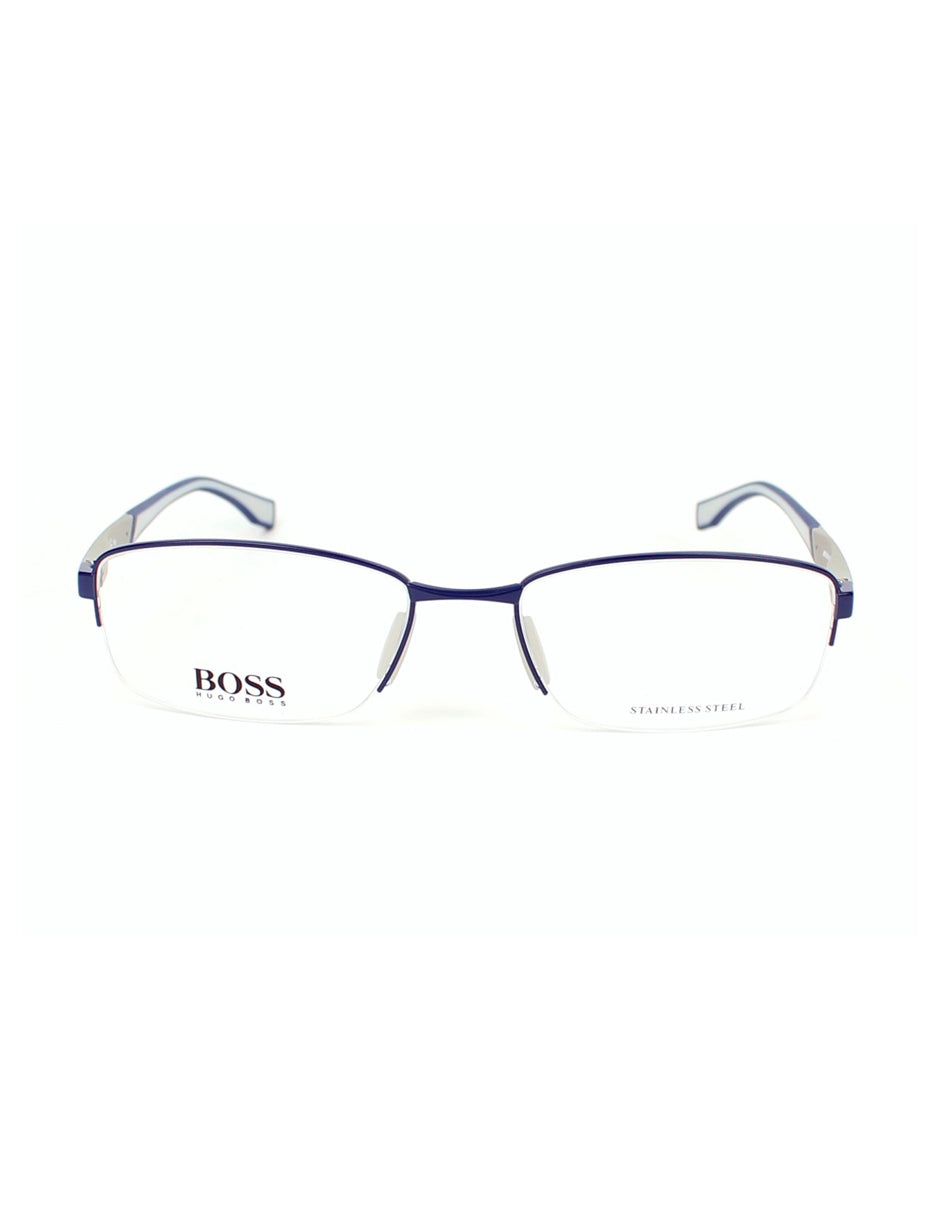 ARMAZON OFTALMICO BOSS 0709 GZW 56MM AZUL/GRIS