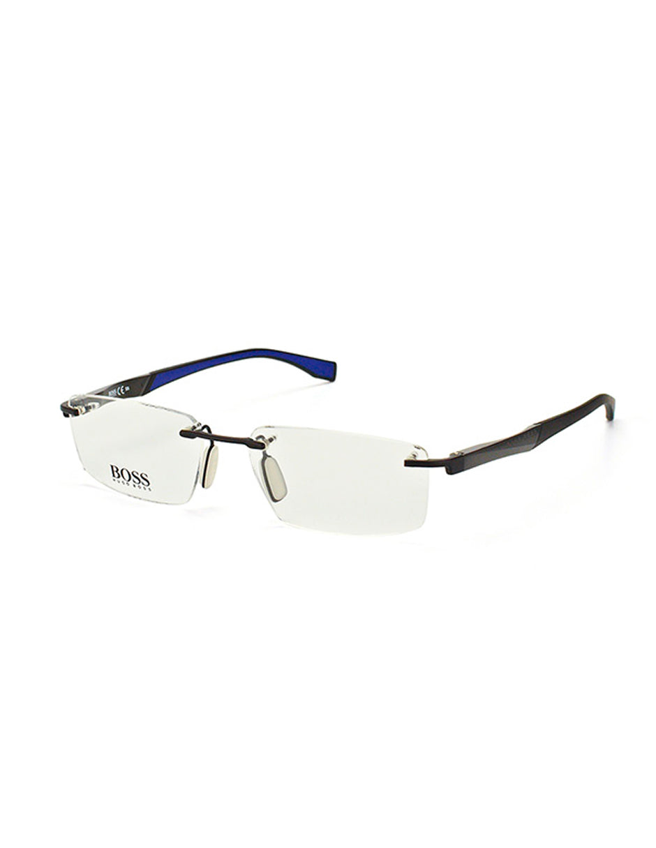 ARMAZON OFTALMICO BOSS 0710 AAB 55MM NEGRO/AZUL