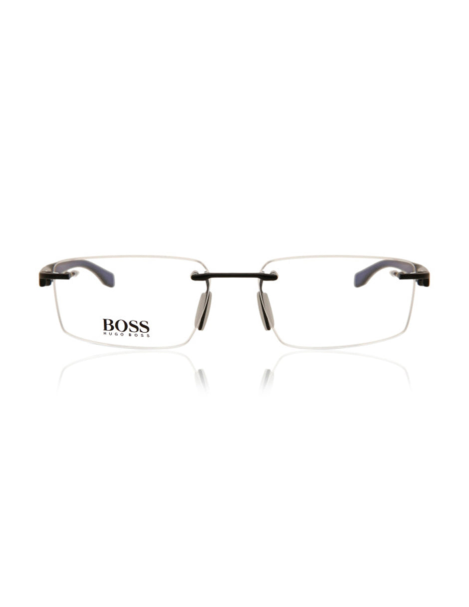 ARMAZON OFTALMICO BOSS 0710 AAB 55MM NEGRO/AZUL