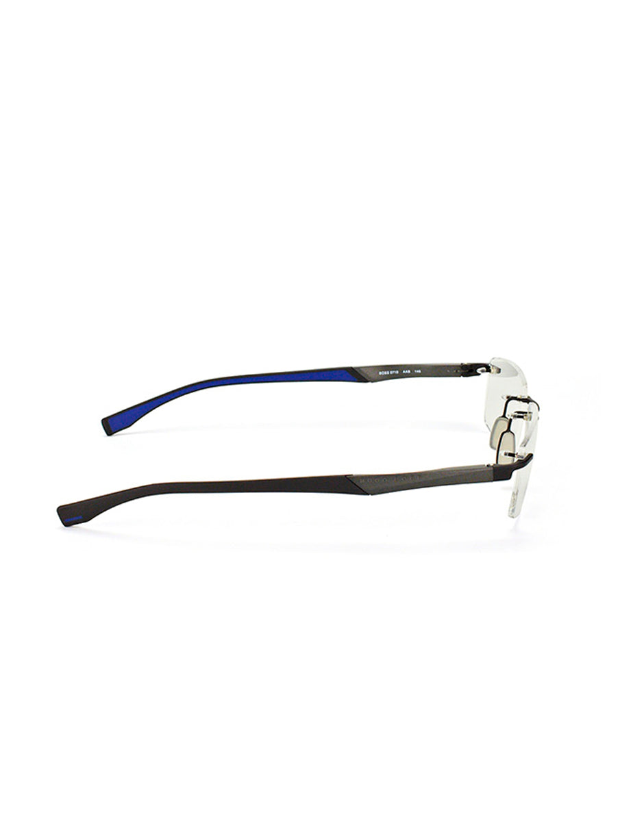 ARMAZON OFTALMICO BOSS 0710 AAB 55MM NEGRO/AZUL
