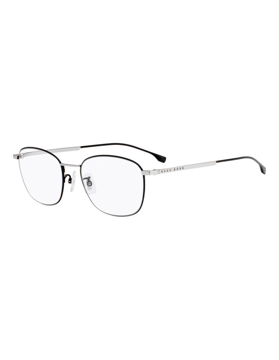 ARMAZON OFTALMICO BOSS 1067/F 124 NEGRO/PLATEADO