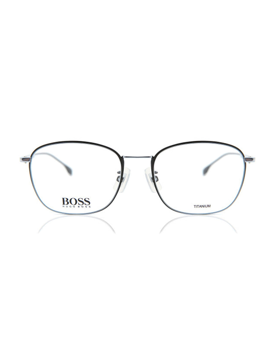 ARMAZON OFTALMICO BOSS 1067/F 124 NEGRO/PLATEADO