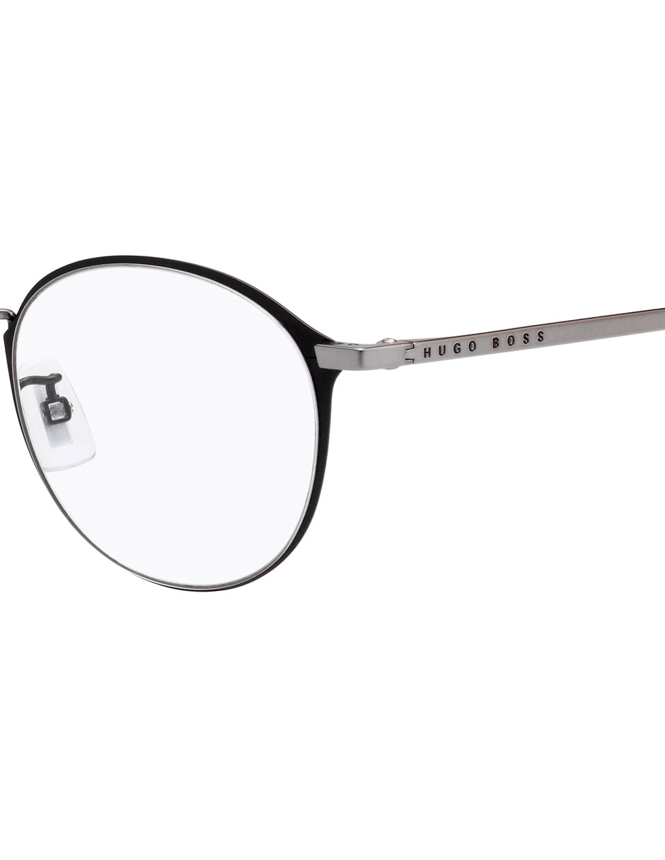 ARMAZON OFTALMICO BOSS1068F 06W NEGRO/PLATEADO