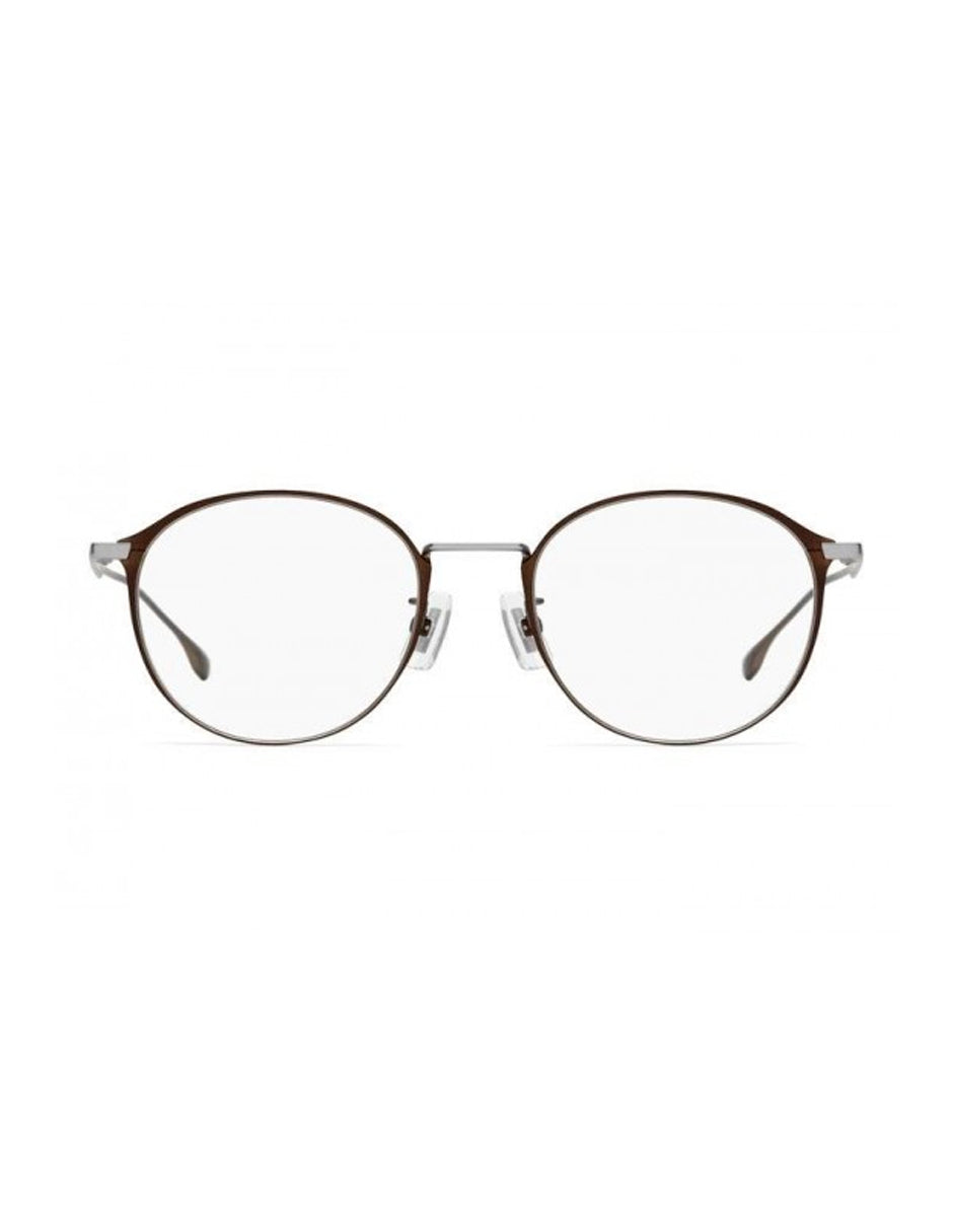 ARMAZON OFTALMICO BOSS1068F 12R CAFE/PLATEADO