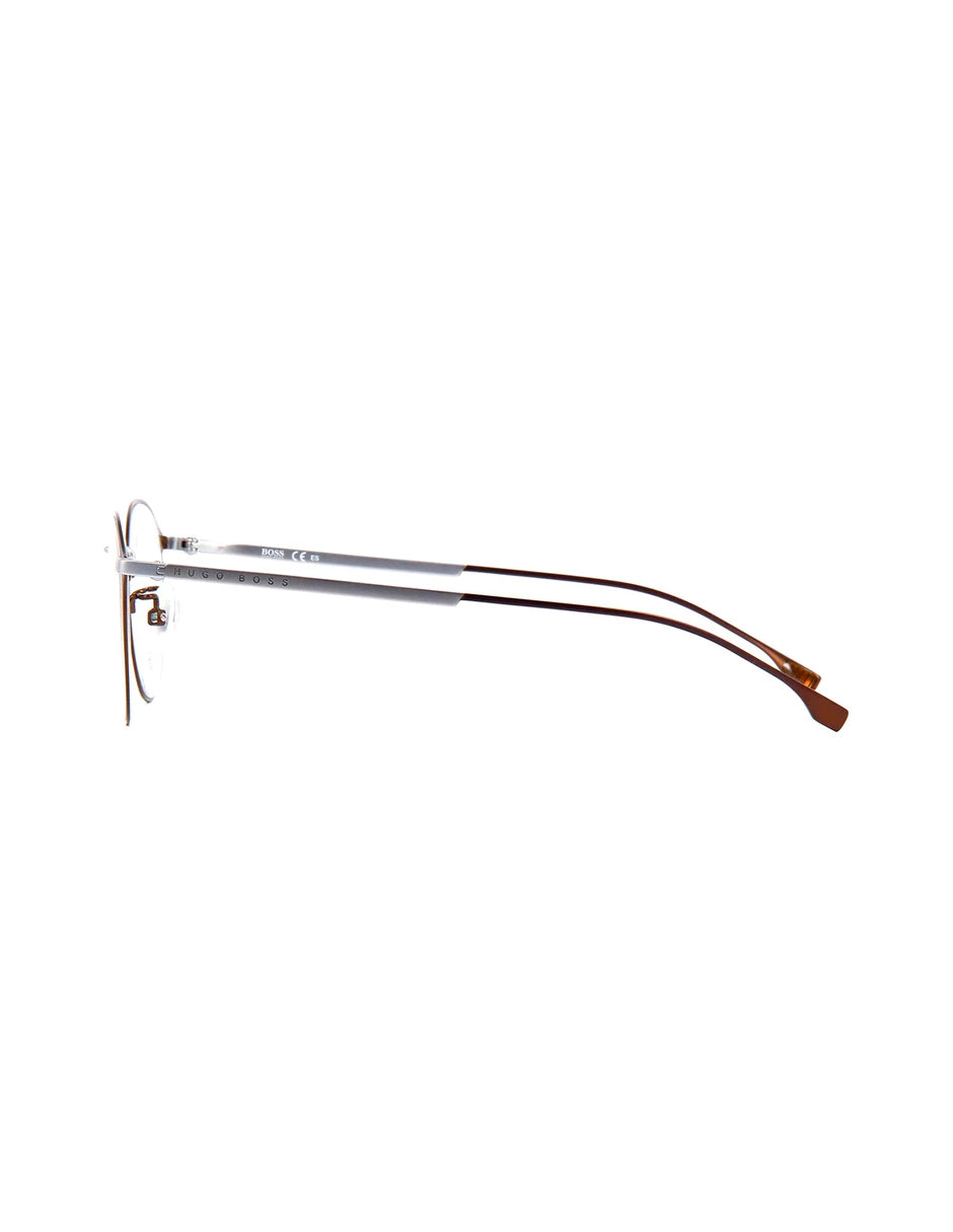 ARMAZON OFTALMICO BOSS1068F 12R CAFE/PLATEADO
