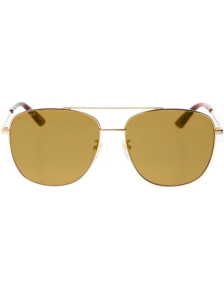 LENTE DE SOL GUCCI GG0410SK 004 61MM DORADO/CAFE