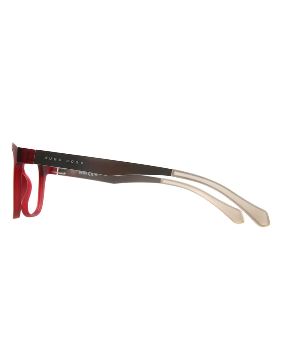 ARMAZON OFTALMICO BOSS 0871 05J 50MM VINO/PLATA