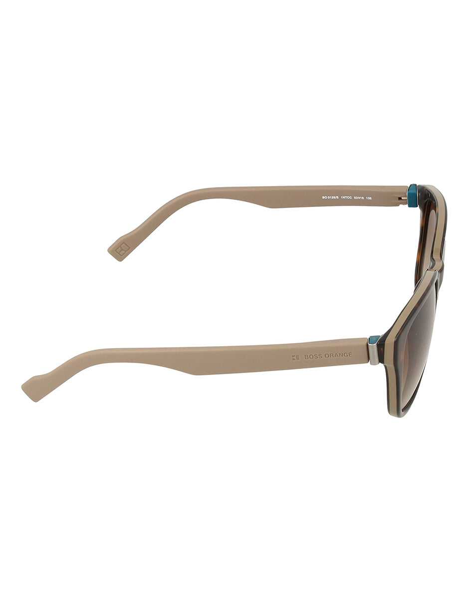 LENTE DE SOL BOSS BO0128/S 1NTCC 53MM CAFE CLARO