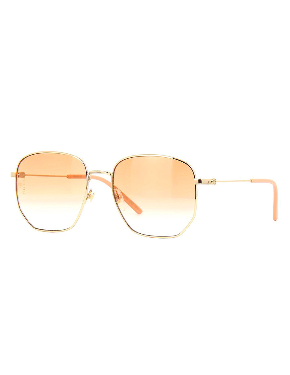 LENTES DE SOL GUCCI GG0396S 003 56MM NARANJA DEGRADADO