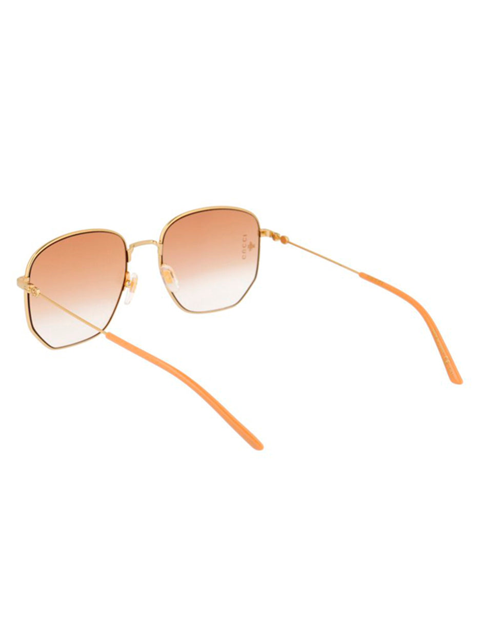 LENTES DE SOL GUCCI GG0396S 003 56MM NARANJA DEGRADADO