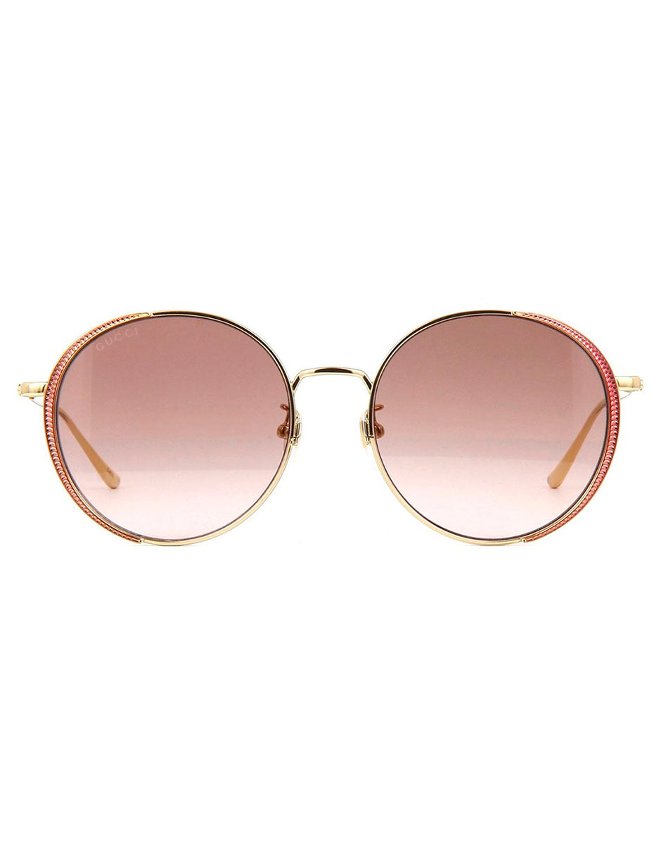 LENTE DE SOL GUCCI GG0401SK 004 56MM CAFE