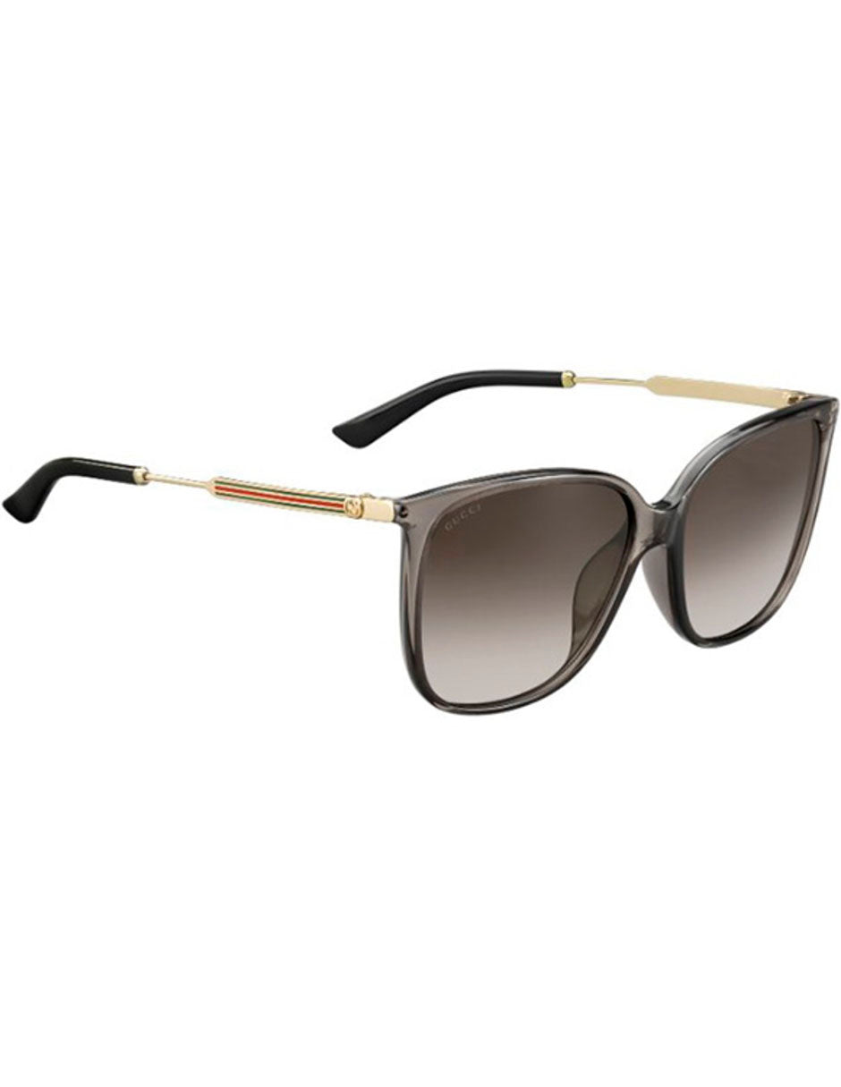 LENTE DE SOL GUCCI GG3859/F/S VKH/HA 58MM GRIS/CAFE