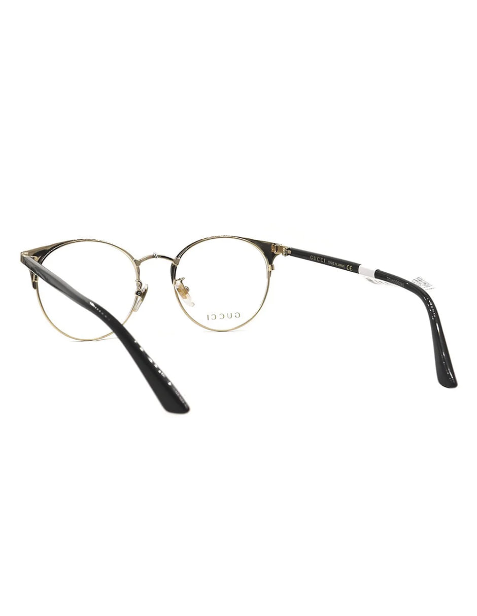 ARMAZON OFTALMICO ARMAZON GG0298OK 001 52MM DORADO/NEGRO