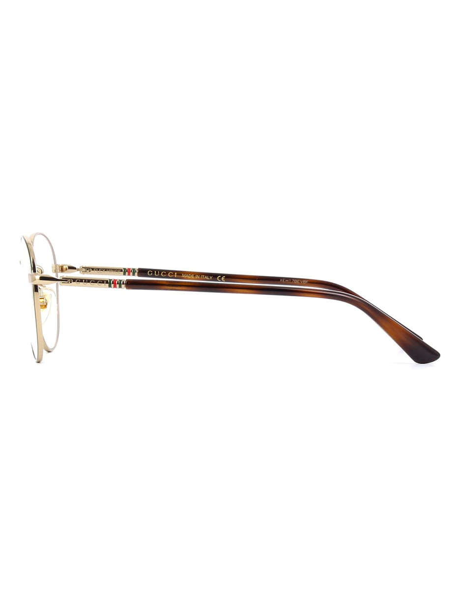ARMAZON OFTALMICO GG0392O 004 51MM DORADO/VERDE