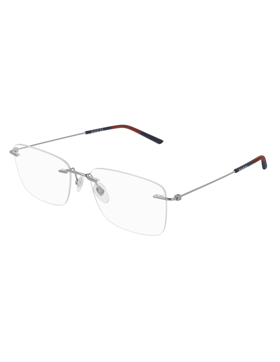 ARMAZON OFTALMICO GUCCI GG0399O 003 56MM PLATEADO