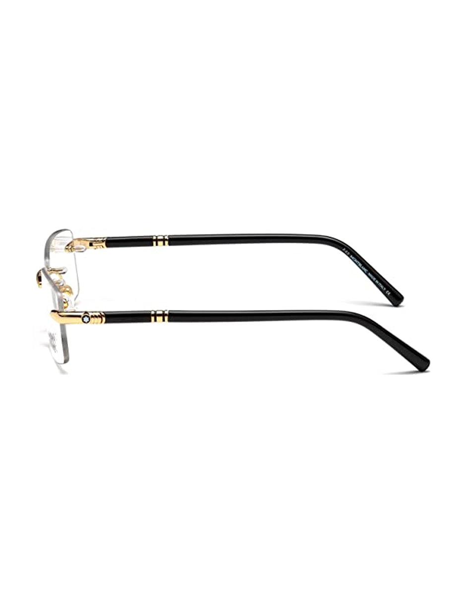ARMAZON OFTALMICO MONT BLANC MB0476 032 57MM ORO NEGRO