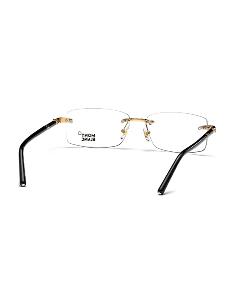 ARMAZON OFTALMICO MONT BLANC MB0476 032 57MM ORO NEGRO