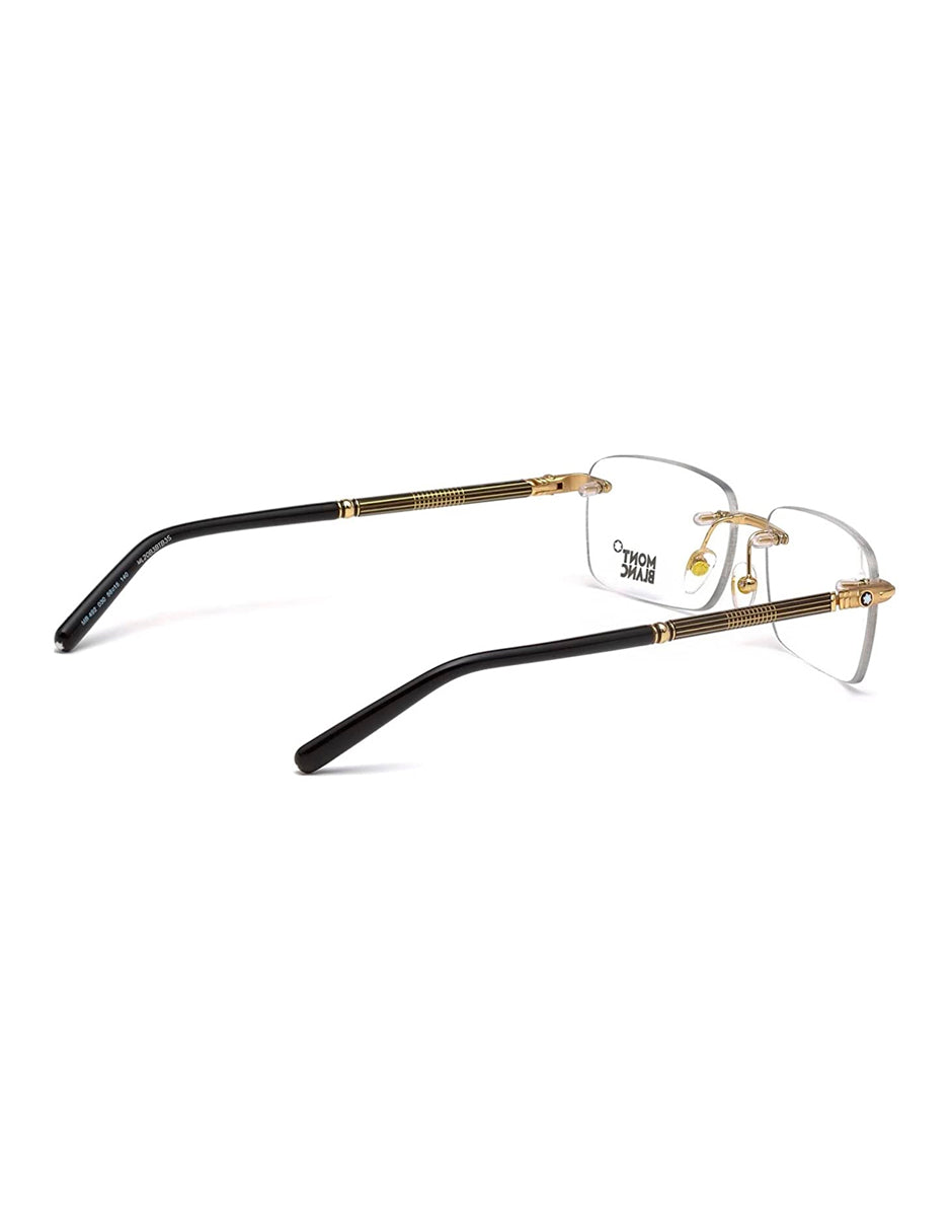 ARMAZON OFTALMICO MONT BLANC MB0492 030 56MM ORO