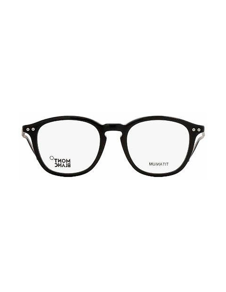ARMAZON OFTALMICO MONT BLANC MB0614 005 49MM NEGRO