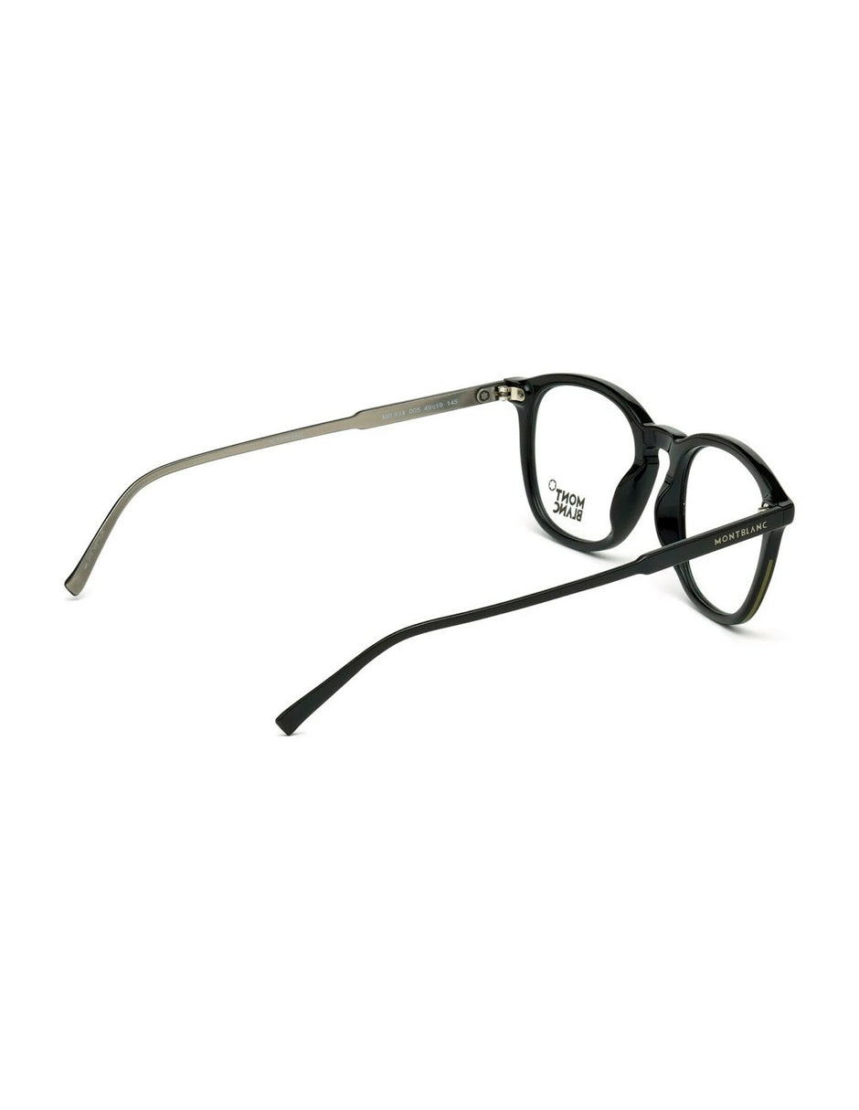 ARMAZON OFTALMICO MONT BLANC MB0614 005 49MM NEGRO