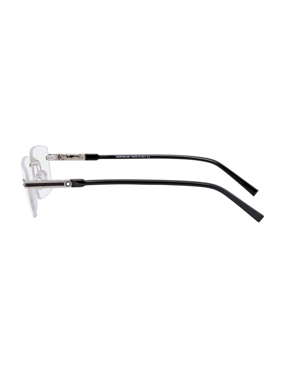 ARMAZON OFTALMICO MONT BLANC MB0692 016 57MM PLATA