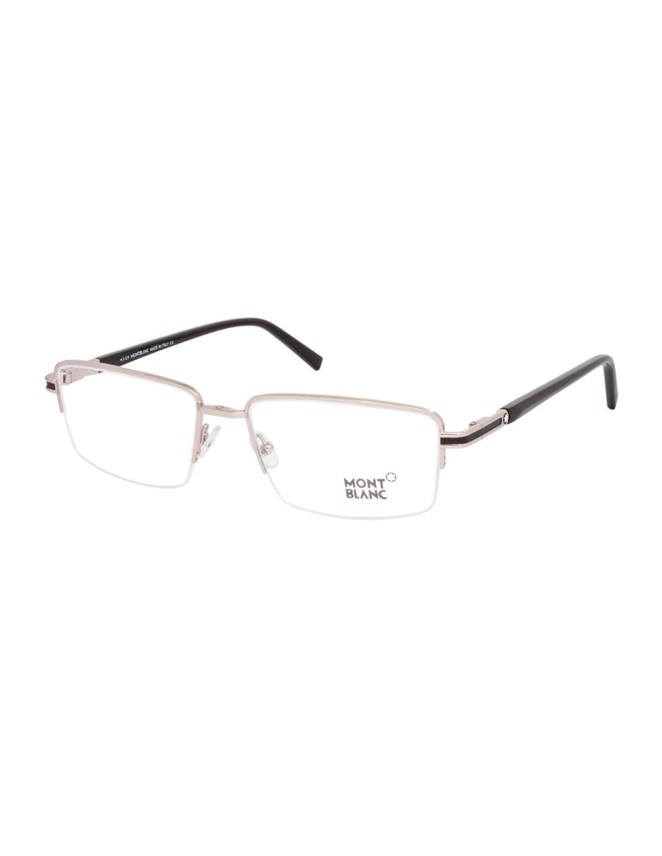 ARMAZON OFTALMICO MONT BLANC MB0708 16 56MM PLATA