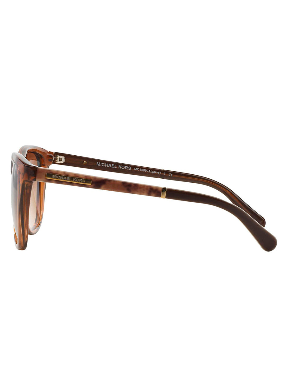 LENTES DE SOL MICHAEL KORS MK6009 301013 ALGARVE 54MM CAFE/DORADO
