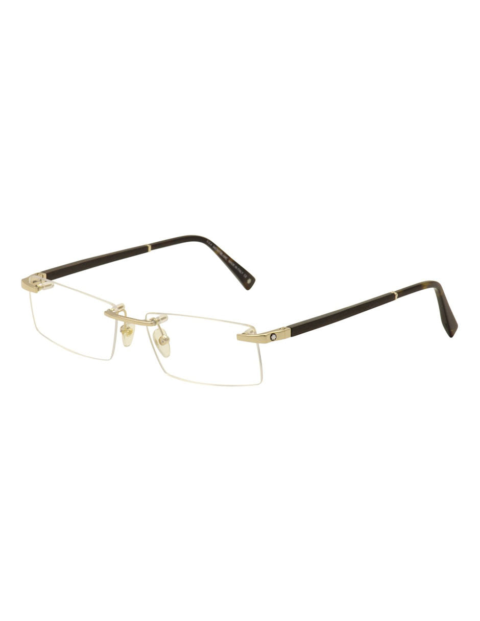 ARMAZON OFTALMICO MONT BLANC MB0390 028 56MM ROSA ORO