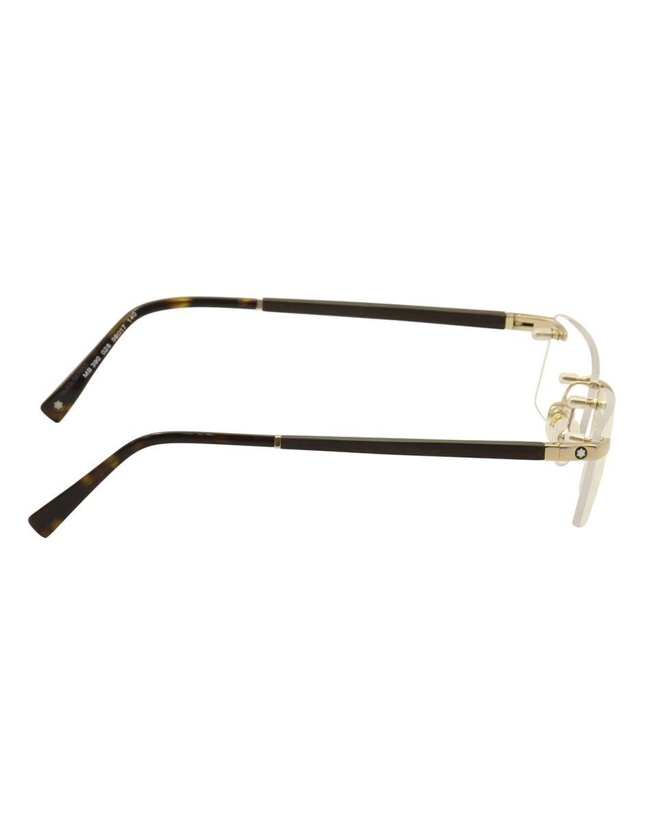 ARMAZON OFTALMICO MONT BLANC MB0390 028 56MM ROSA ORO